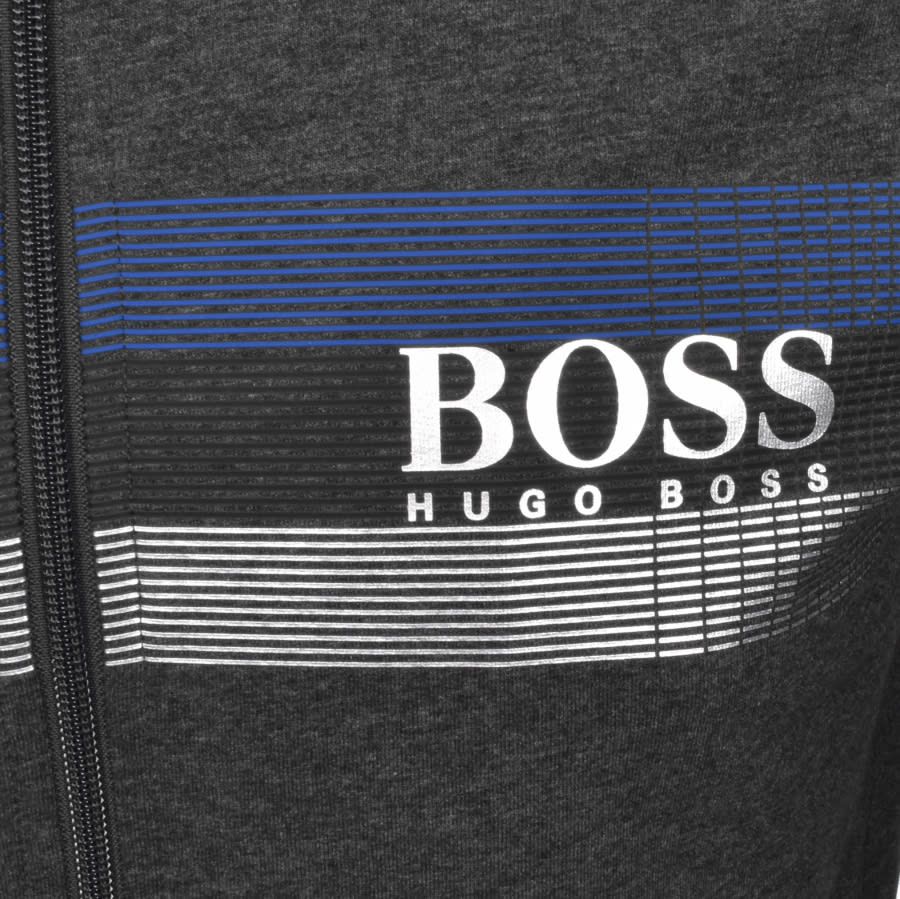 Alternative Image for ProductBOSS Bodywear Lounge Full Zip Sweatshirt Grey3